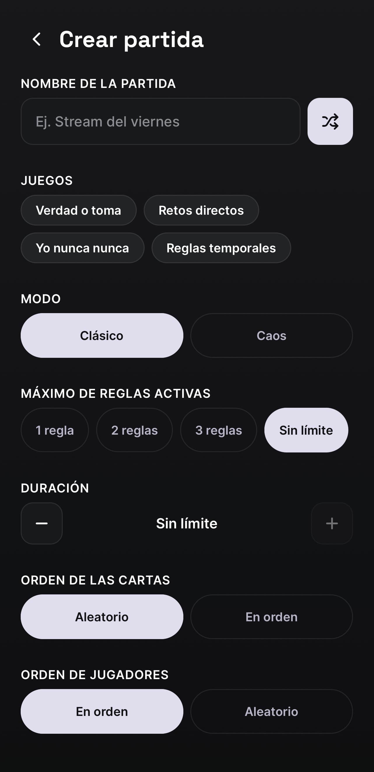 ChupiRoom — latest version, screen 3